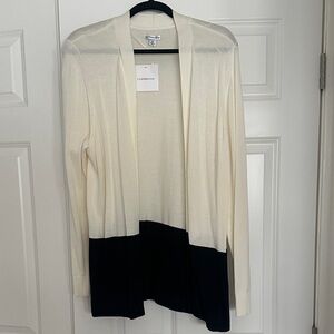 NEW w/ tags Croft and Barrow Women's Two-Tone Cardigan size XL